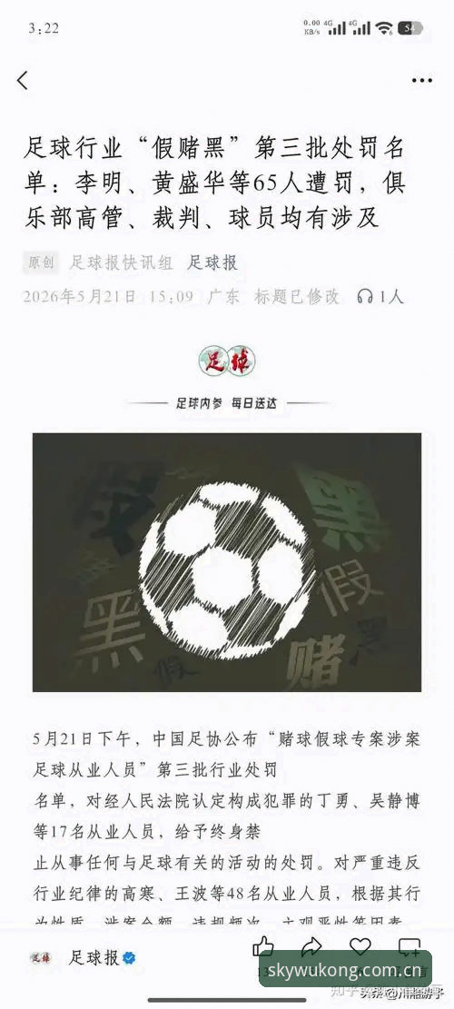 中国足协第三批禁足名单深度剖析：从行业乱象看体育生态的革新之路